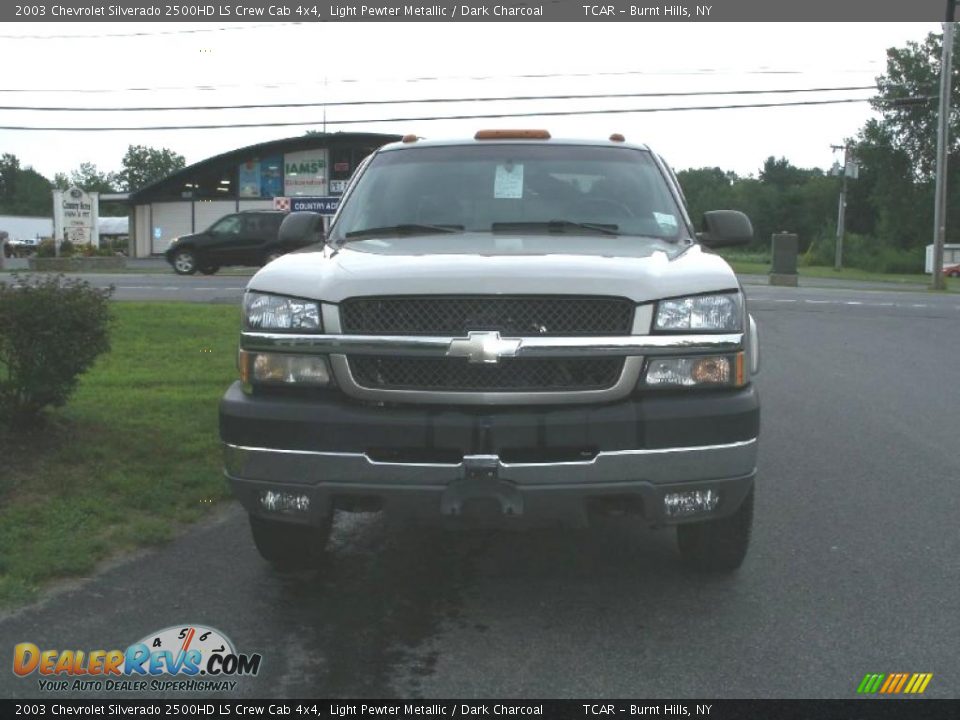 2003 Chevrolet Silverado 2500HD LS Crew Cab 4x4 Light Pewter Metallic / Dark Charcoal Photo #3