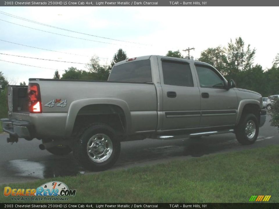 2003 Chevrolet Silverado 2500HD LS Crew Cab 4x4 Light Pewter Metallic / Dark Charcoal Photo #5