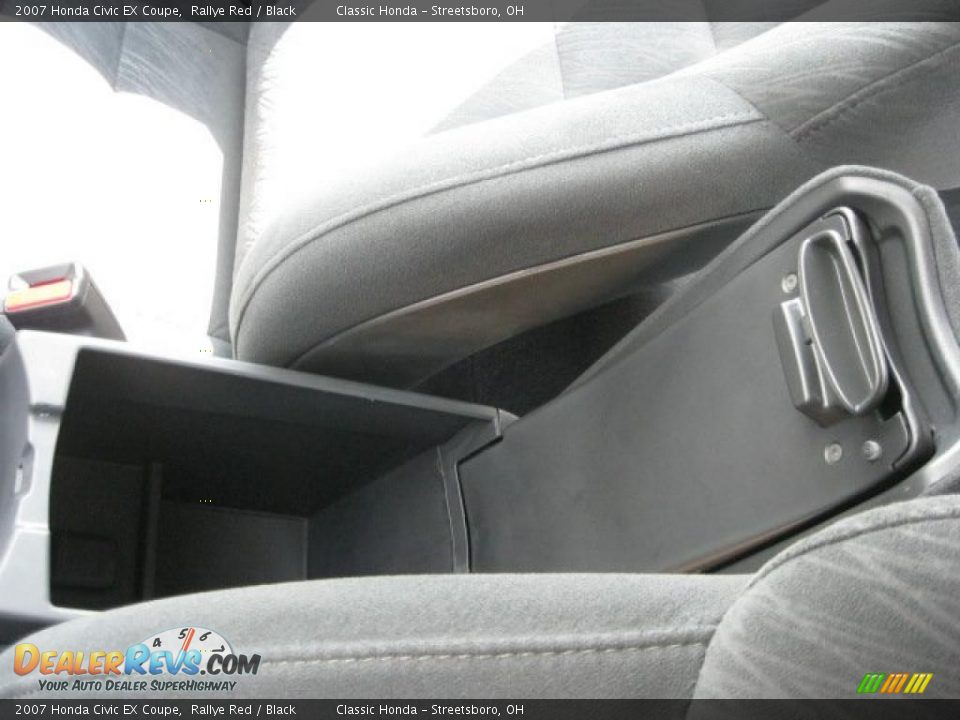 2007 Honda Civic EX Coupe Rallye Red / Black Photo #18