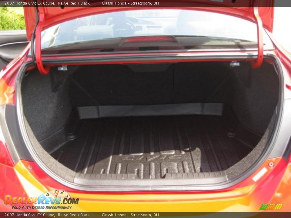 2007 Honda Civic EX Coupe Rallye Red / Black Photo #21