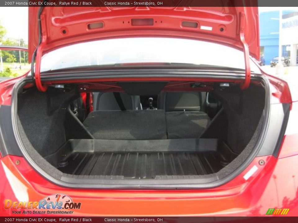 2007 Honda Civic EX Coupe Rallye Red / Black Photo #22