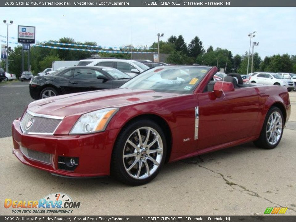 2009 Cadillac XLR V Series Roadster Crystal Red / Ebony/Cashmere Photo #1