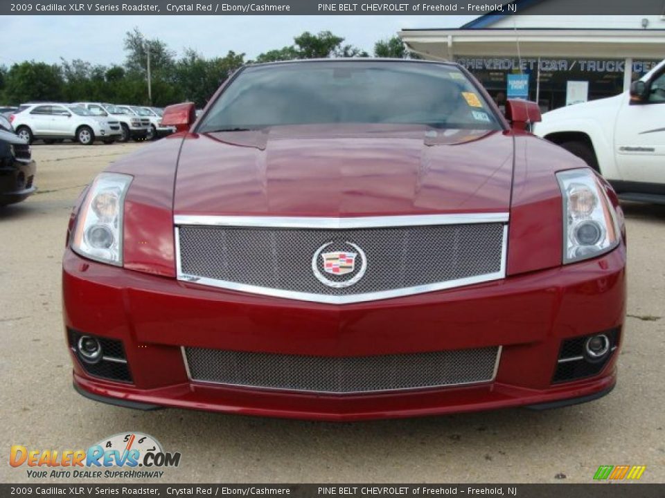 2009 Cadillac XLR V Series Roadster Crystal Red / Ebony/Cashmere Photo #3