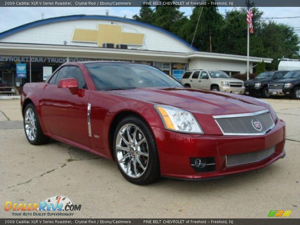 2009 Cadillac XLR V Series Roadster Crystal Red / Ebony/Cashmere Photo #5