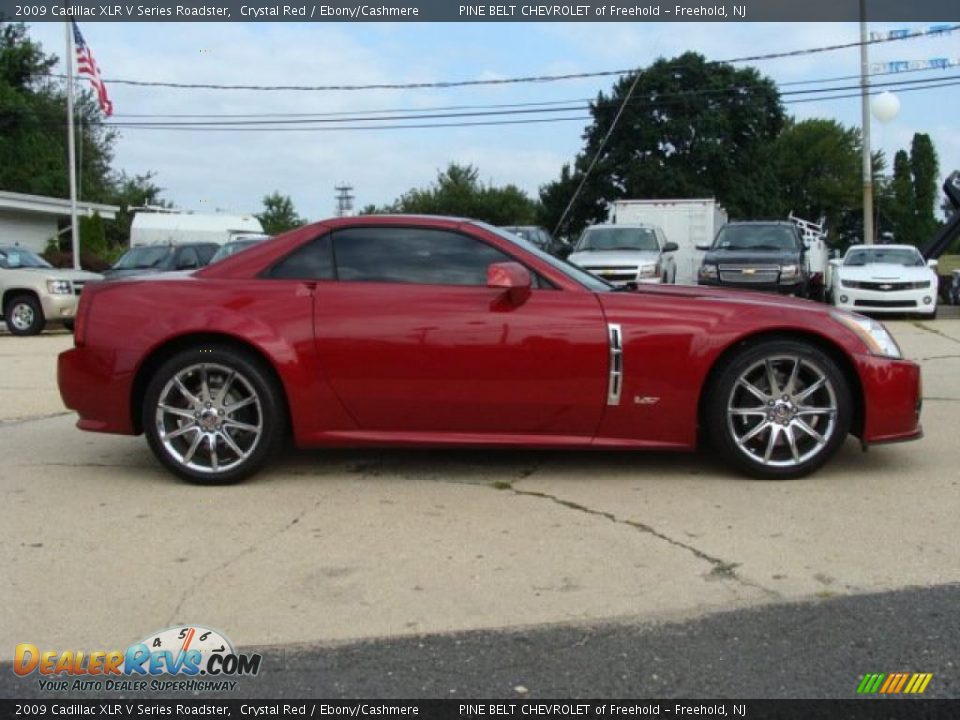 2009 Cadillac XLR V Series Roadster Crystal Red / Ebony/Cashmere Photo #6