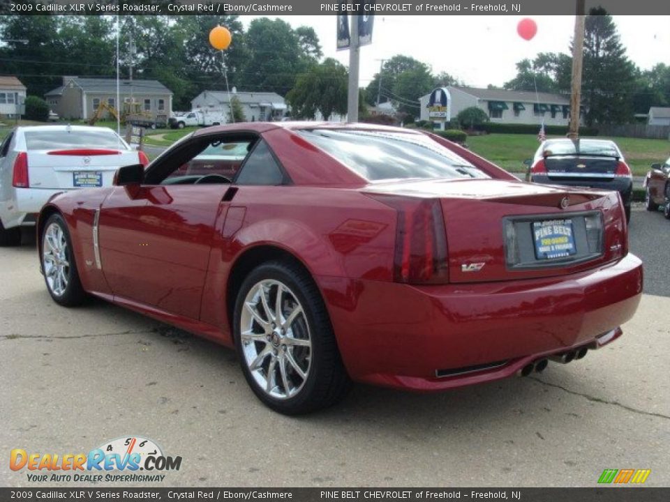 2009 Cadillac XLR V Series Roadster Crystal Red / Ebony/Cashmere Photo #9