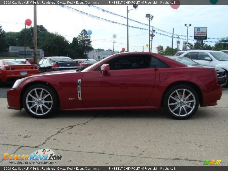 2009 Cadillac XLR V Series Roadster Crystal Red / Ebony/Cashmere Photo #10