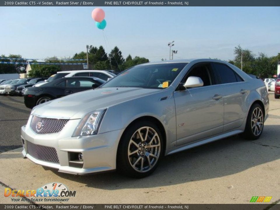 2009 Cadillac CTS -V Sedan Radiant Silver / Ebony Photo #1