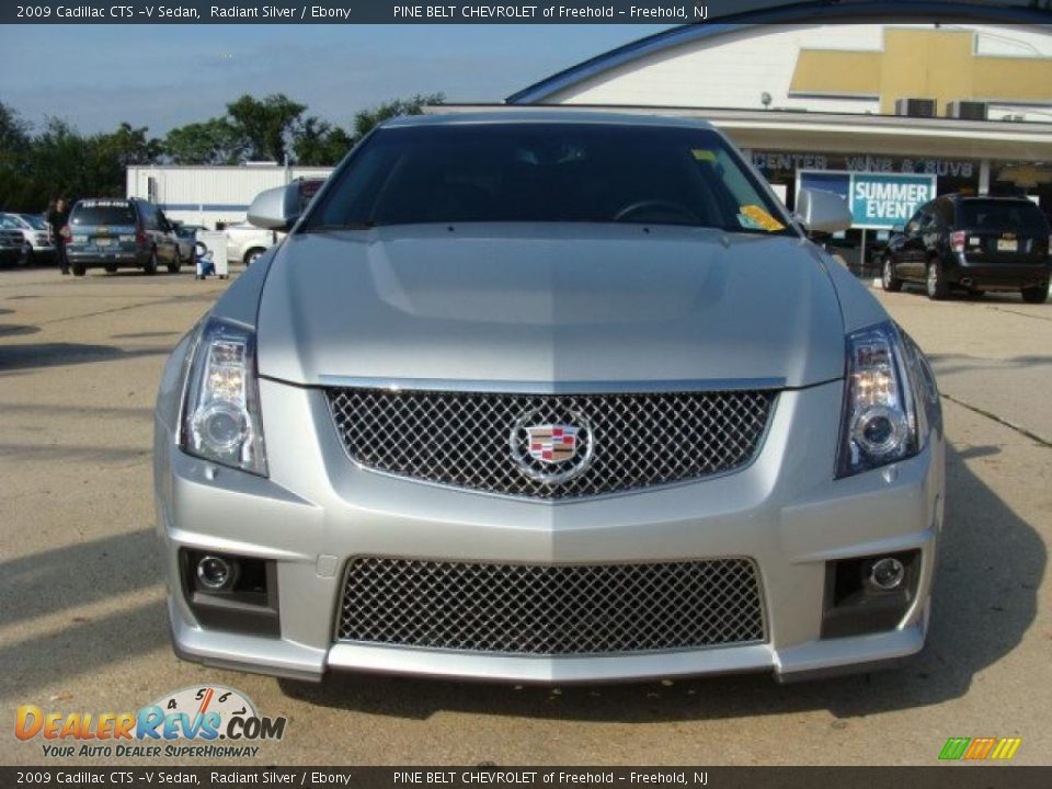 2009 Cadillac CTS -V Sedan Radiant Silver / Ebony Photo #2