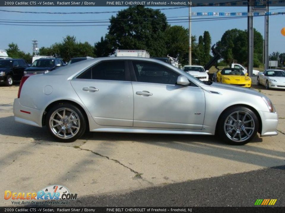 2009 Cadillac CTS -V Sedan Radiant Silver / Ebony Photo #4