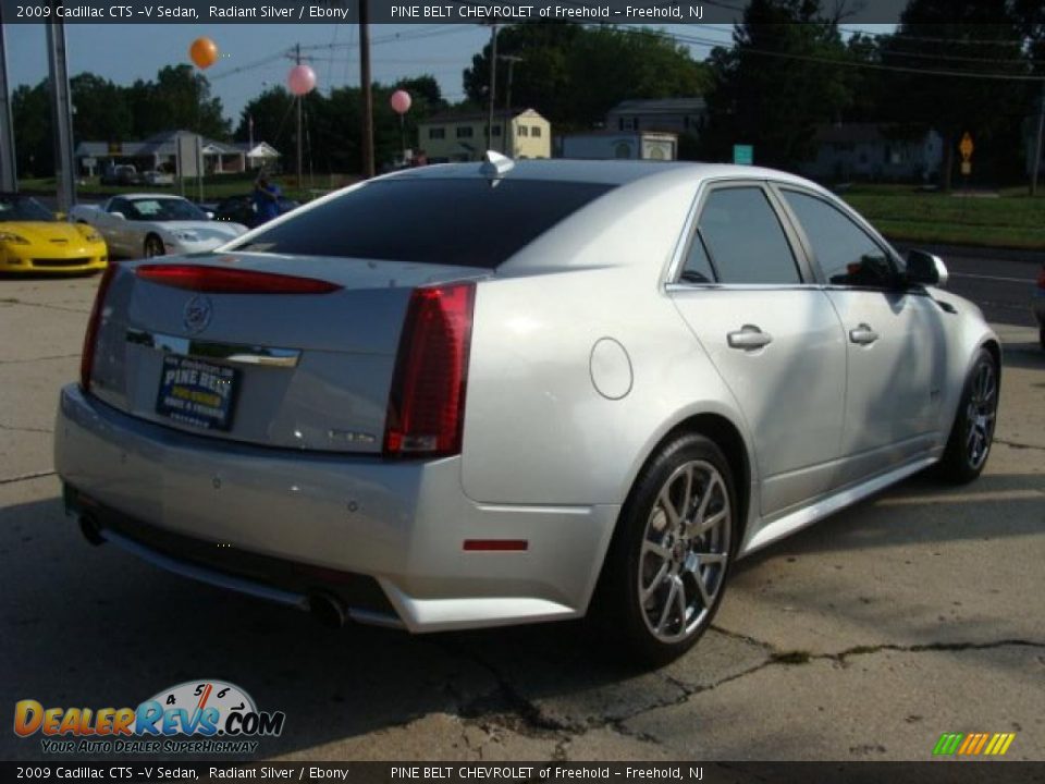 2009 Cadillac CTS -V Sedan Radiant Silver / Ebony Photo #5