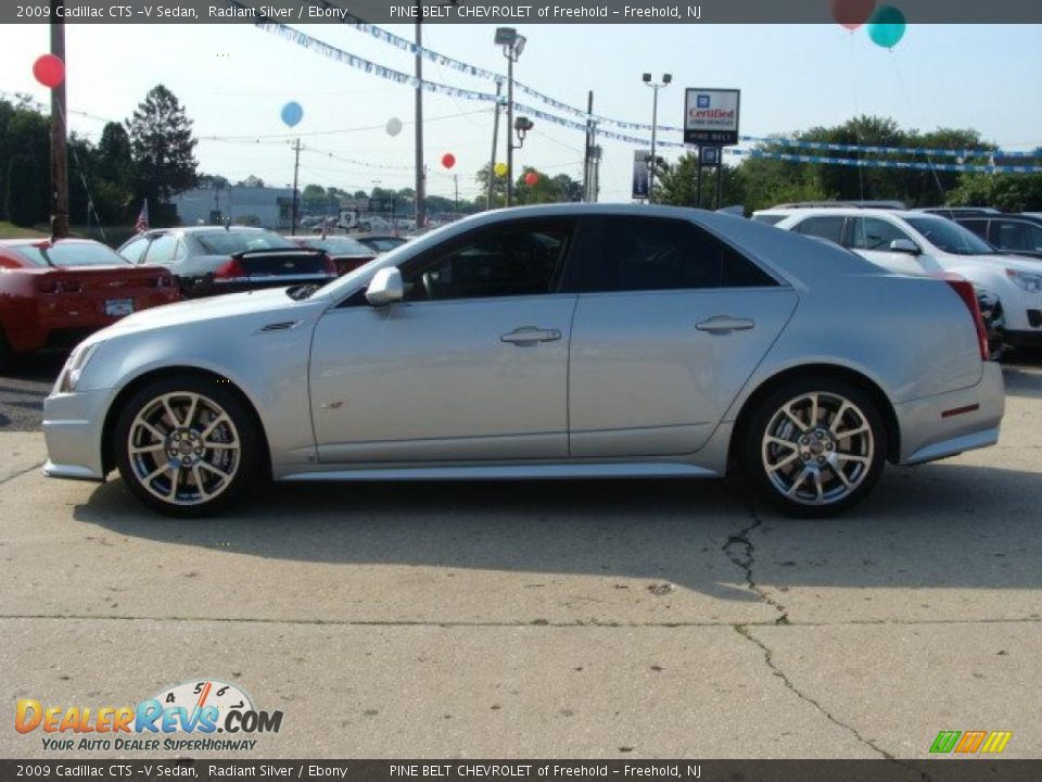 2009 Cadillac CTS -V Sedan Radiant Silver / Ebony Photo #8