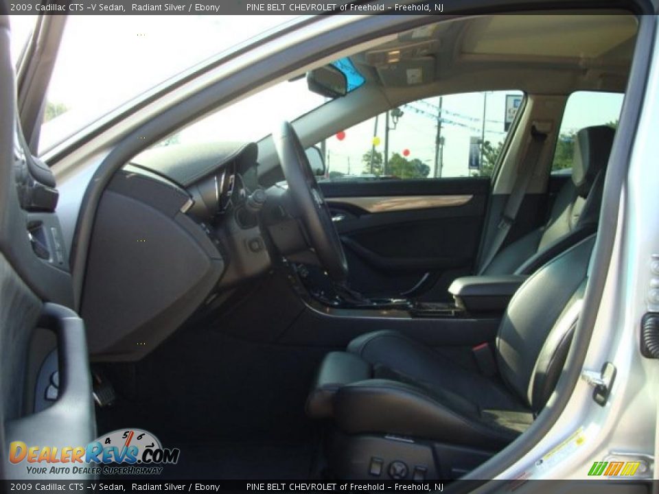 2009 Cadillac CTS -V Sedan Radiant Silver / Ebony Photo #9