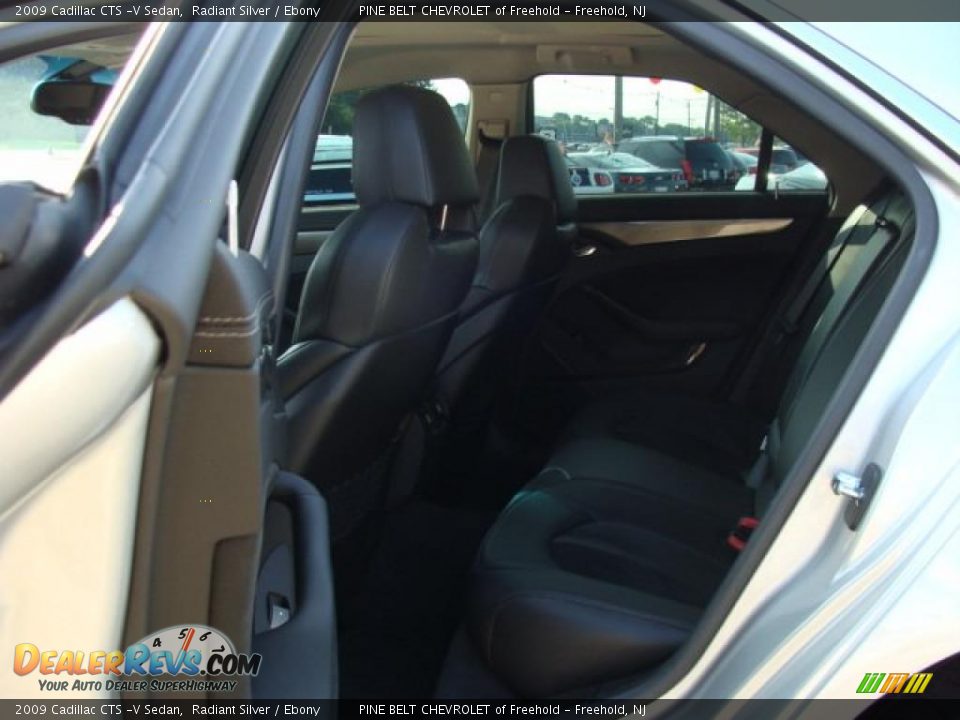 2009 Cadillac CTS -V Sedan Radiant Silver / Ebony Photo #10