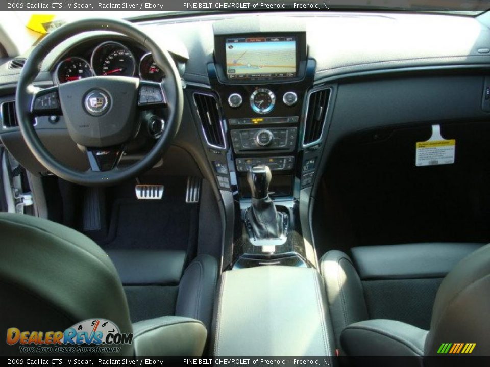 2009 Cadillac CTS -V Sedan Radiant Silver / Ebony Photo #11