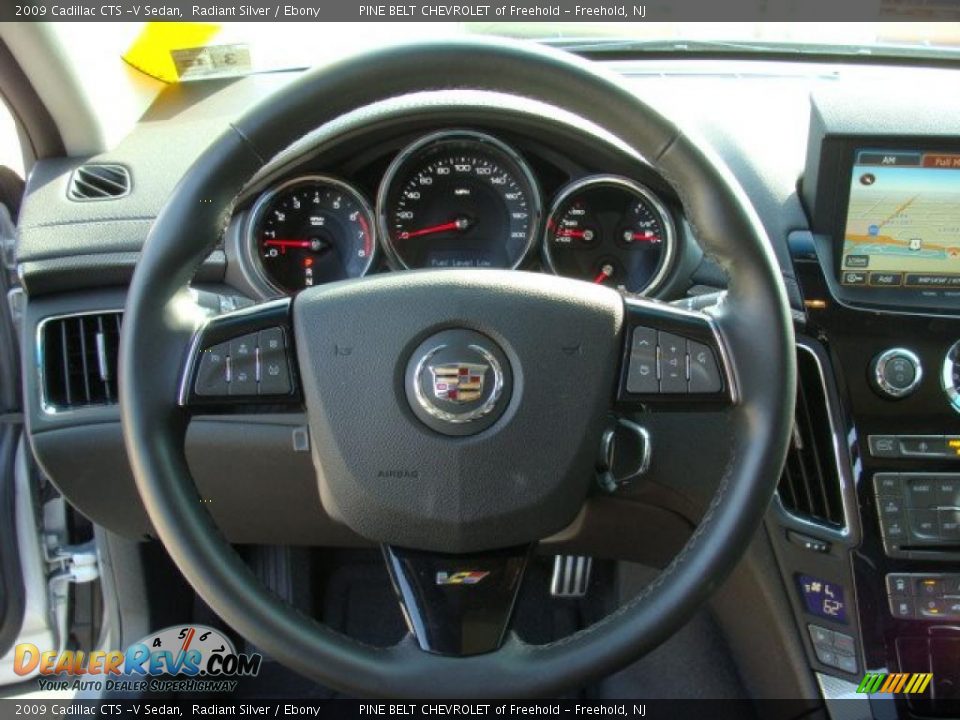2009 Cadillac CTS -V Sedan Radiant Silver / Ebony Photo #12