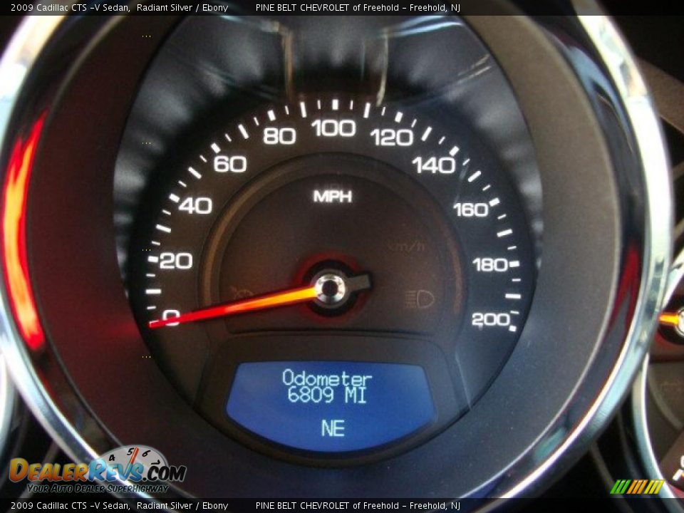 2009 Cadillac CTS -V Sedan Radiant Silver / Ebony Photo #13
