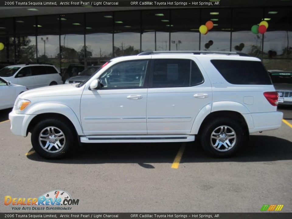 2006 Toyota Sequoia Limited Arctic Frost Pearl / Light Charcoal Photo #4