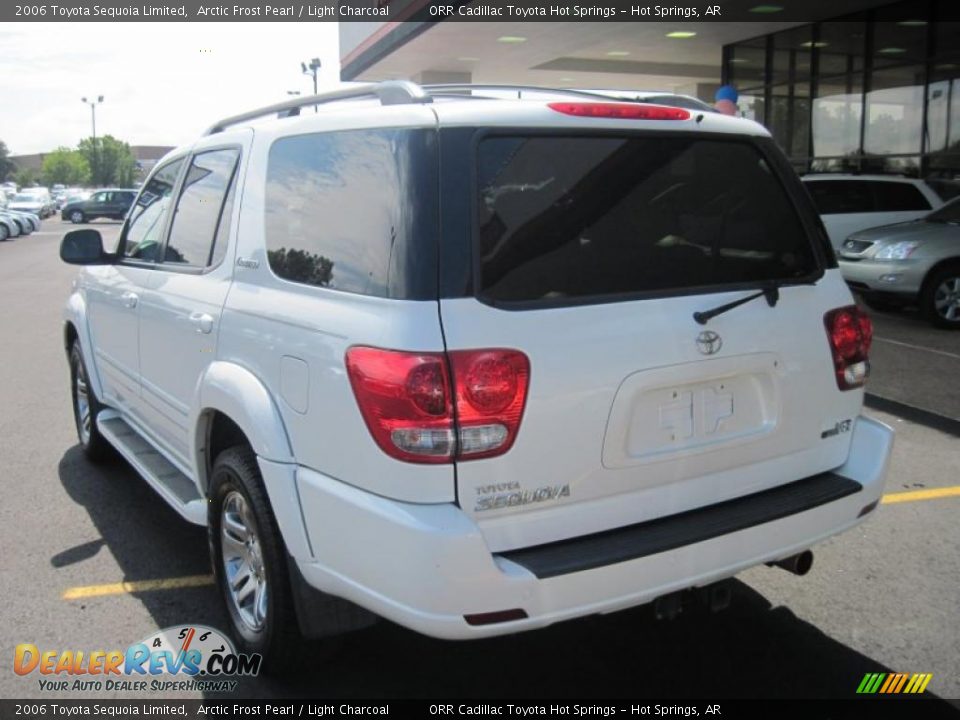2006 Toyota Sequoia Limited Arctic Frost Pearl / Light Charcoal Photo #5