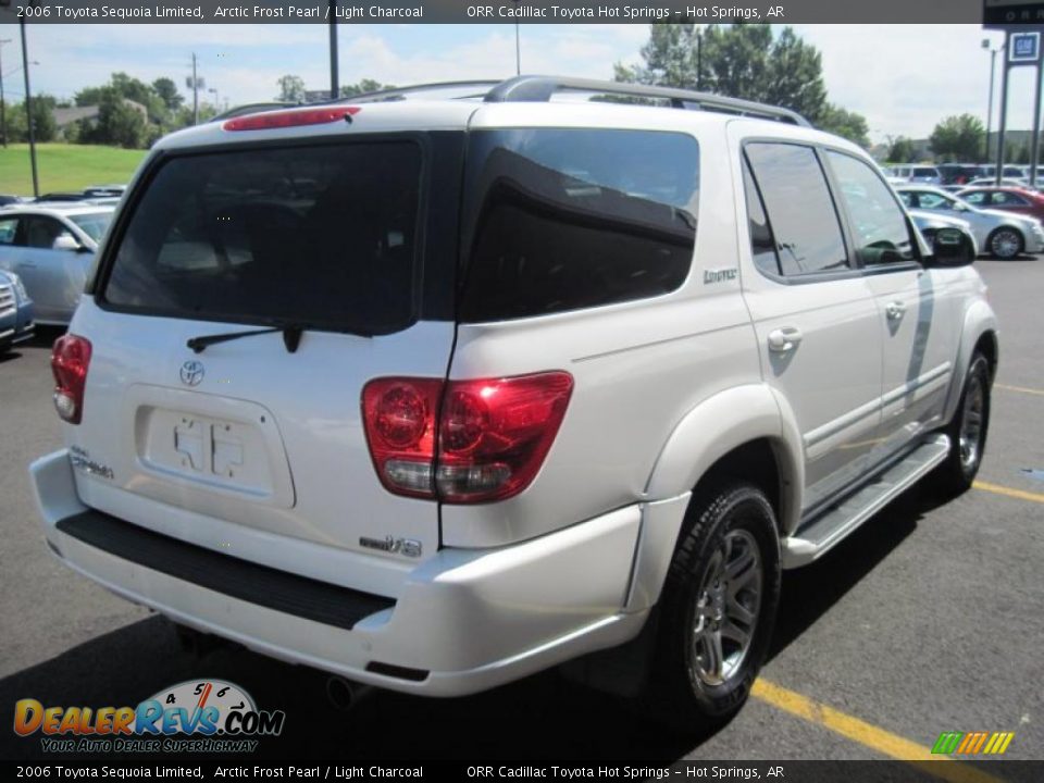 2006 Toyota Sequoia Limited Arctic Frost Pearl / Light Charcoal Photo #6
