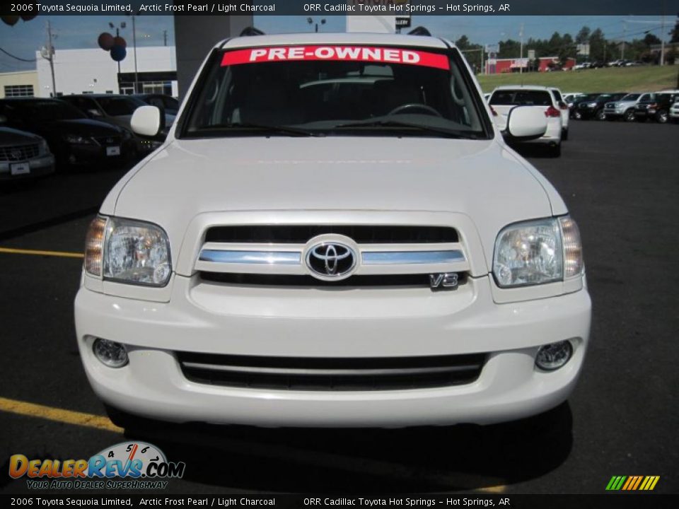 2006 Toyota Sequoia Limited Arctic Frost Pearl / Light Charcoal Photo #7