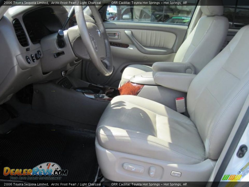 2006 Toyota Sequoia Limited Arctic Frost Pearl / Light Charcoal Photo #12