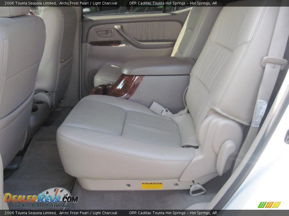 2006 Toyota Sequoia Limited Arctic Frost Pearl / Light Charcoal Photo #13