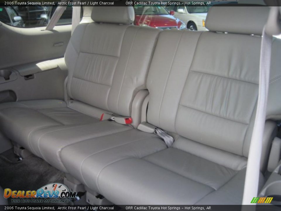 2006 Toyota Sequoia Limited Arctic Frost Pearl / Light Charcoal Photo #14