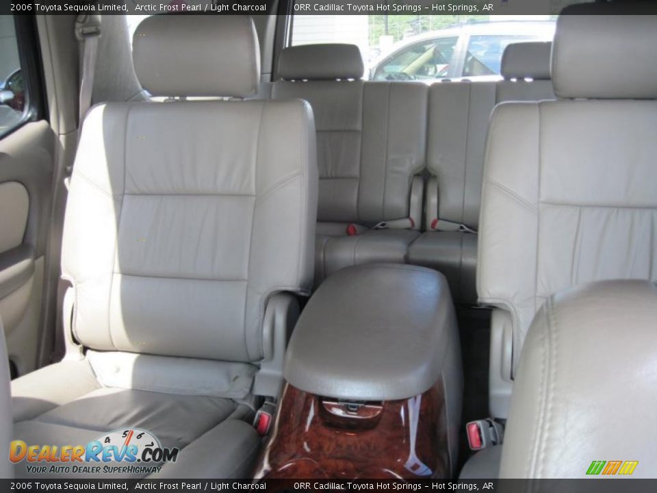 2006 Toyota Sequoia Limited Arctic Frost Pearl / Light Charcoal Photo #15