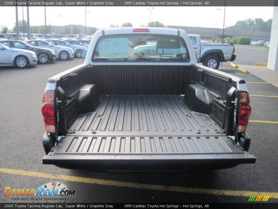 2006 Toyota Tacoma Regular Cab Super White / Graphite Gray Photo #7