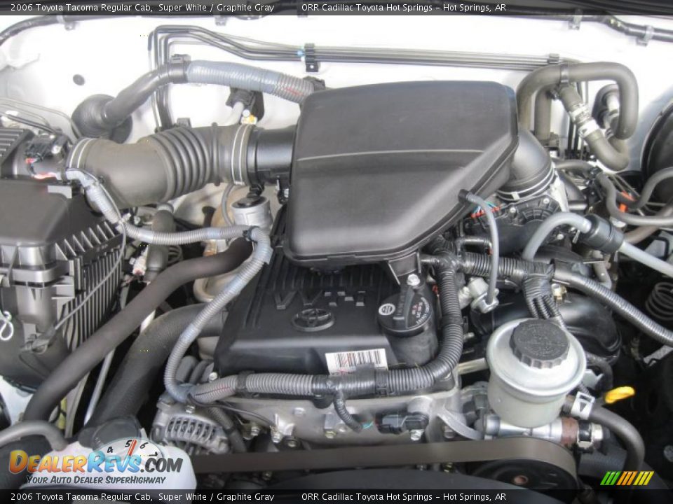 2006 Toyota Tacoma Regular Cab Super White / Graphite Gray Photo #9