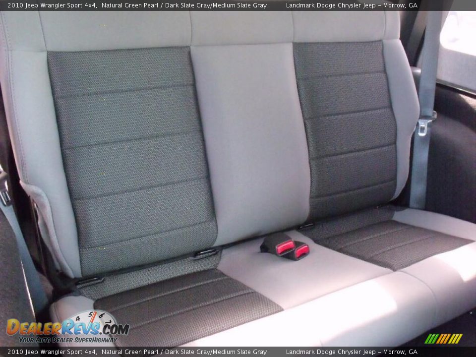 2010 Jeep Wrangler Sport 4x4 Natural Green Pearl / Dark Slate Gray/Medium Slate Gray Photo #10