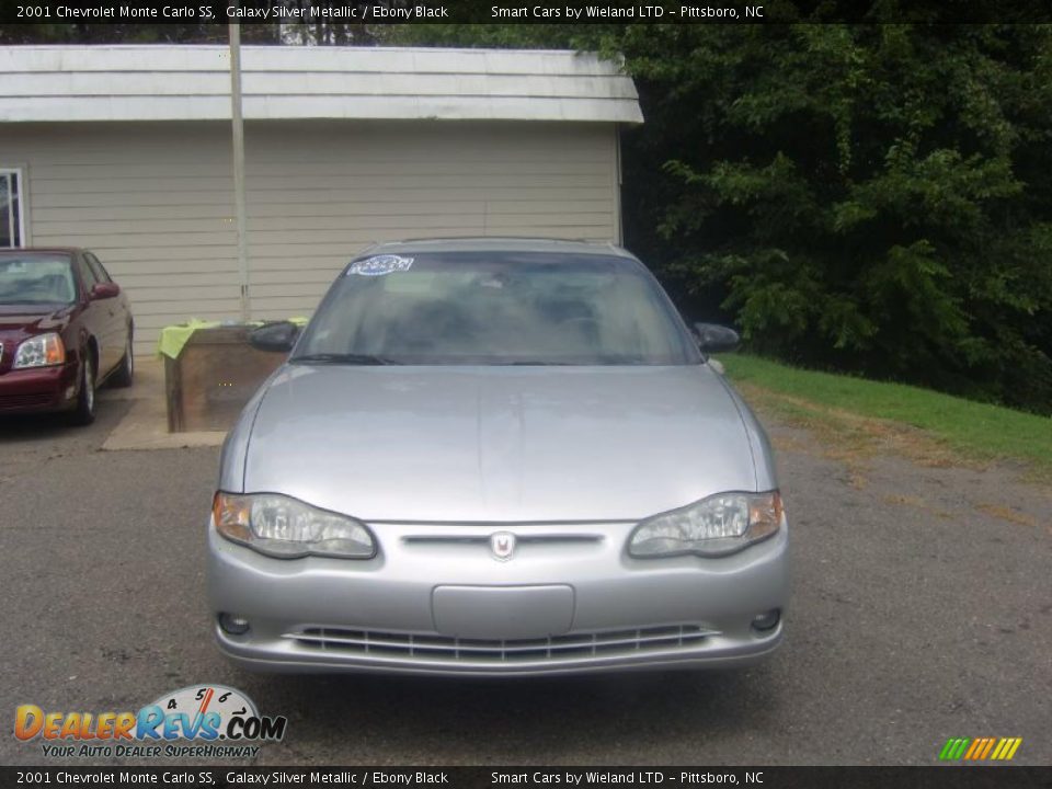 2001 Chevrolet Monte Carlo SS Galaxy Silver Metallic / Ebony Black Photo #2