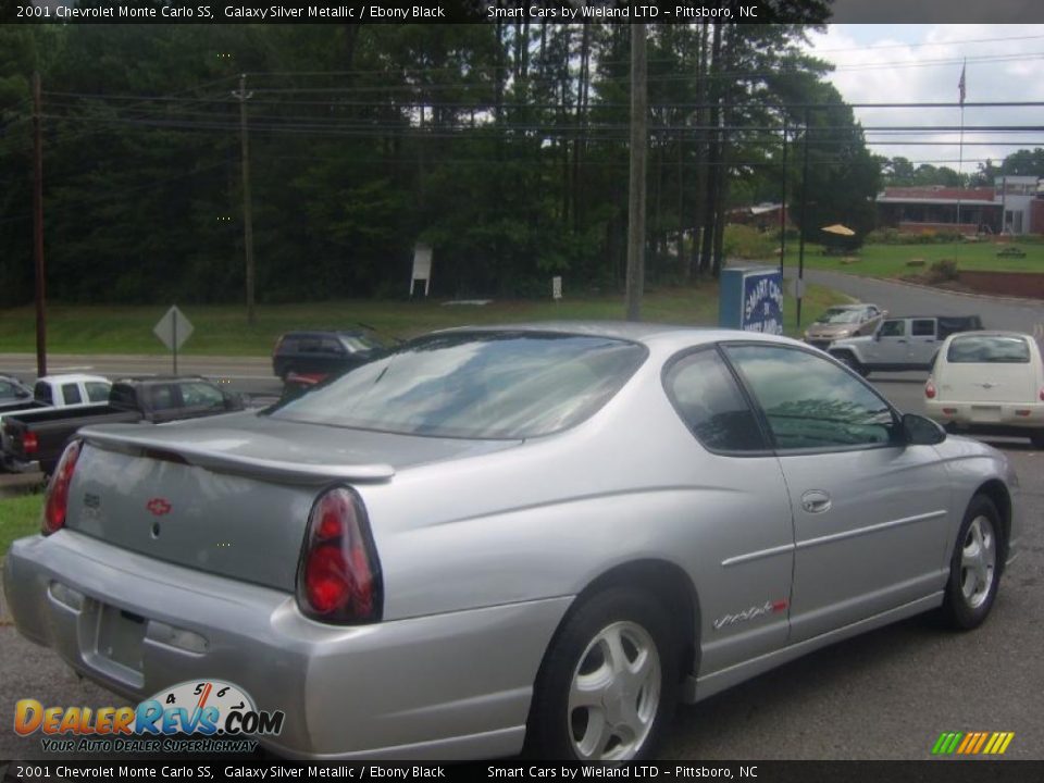 2001 Chevrolet Monte Carlo SS Galaxy Silver Metallic / Ebony Black Photo #3