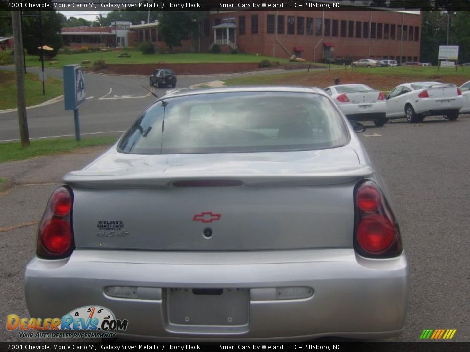 2001 Chevrolet Monte Carlo SS Galaxy Silver Metallic / Ebony Black Photo #4