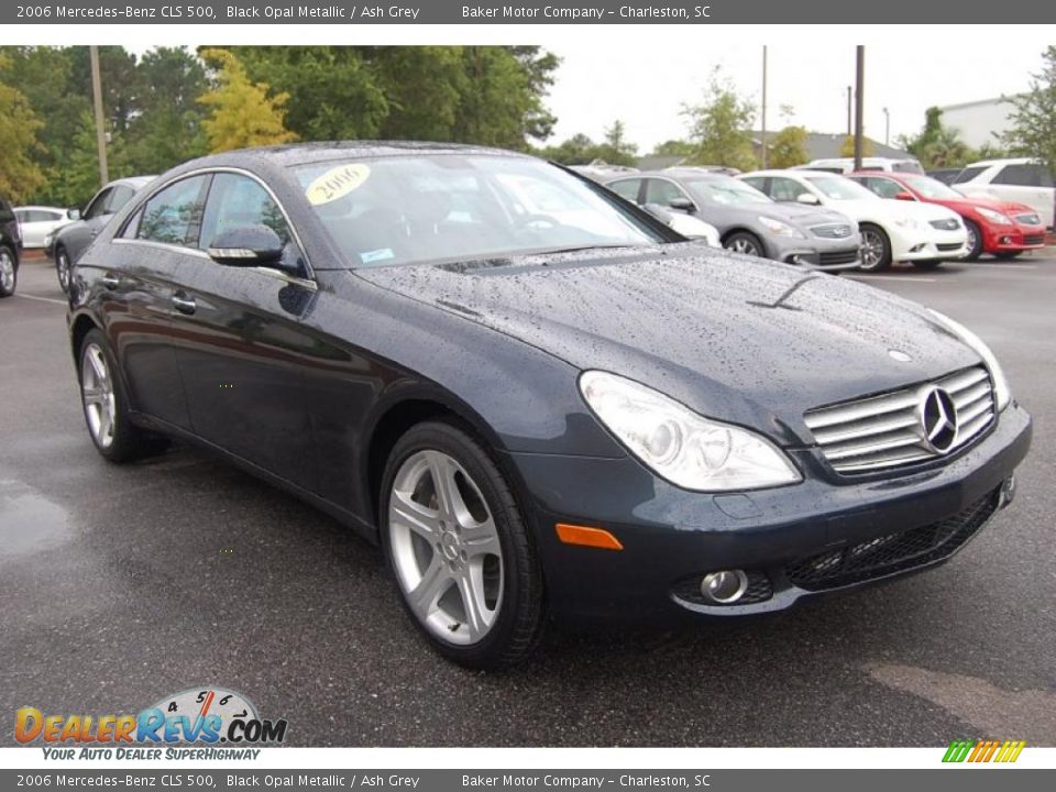 2006 Mercedes-Benz CLS 500 Black Opal Metallic / Ash Grey Photo #1