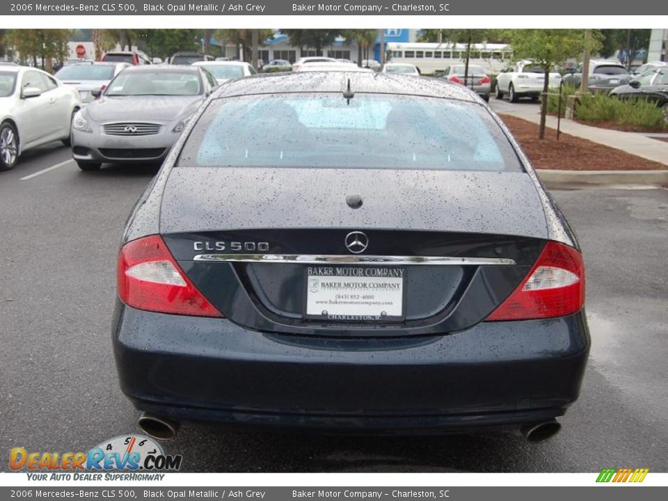 2006 Mercedes-Benz CLS 500 Black Opal Metallic / Ash Grey Photo #17