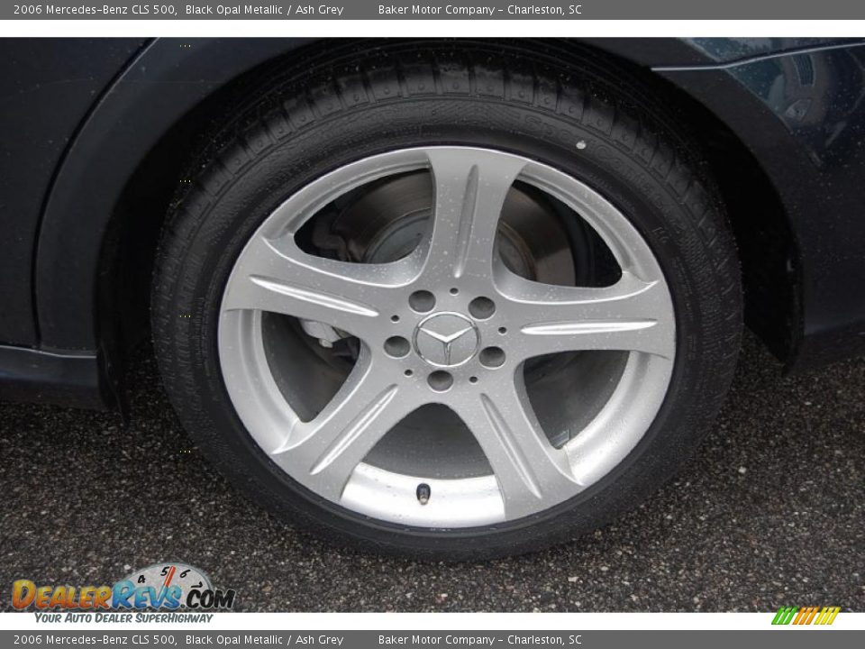 2006 Mercedes-Benz CLS 500 Black Opal Metallic / Ash Grey Photo #19