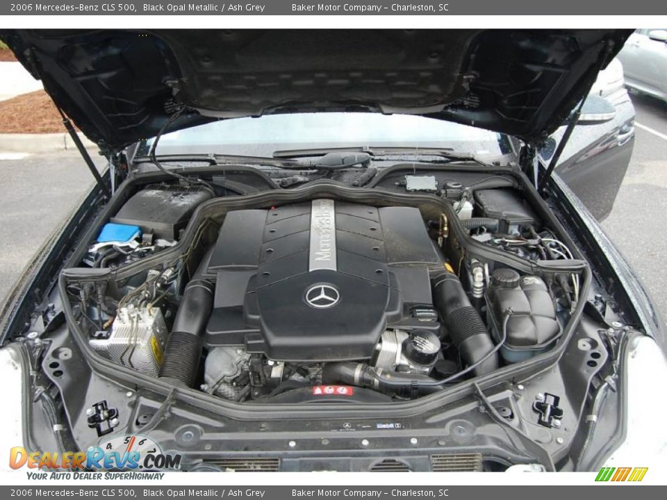 2006 Mercedes-Benz CLS 500 Black Opal Metallic / Ash Grey Photo #21