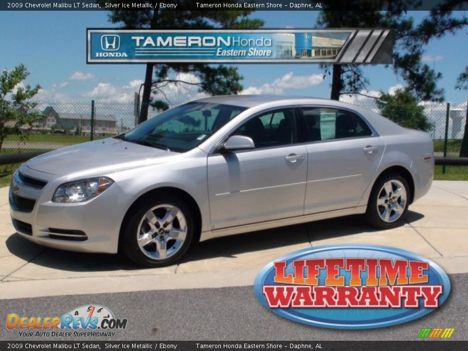 2009 Chevrolet Malibu LT Sedan Silver Ice Metallic / Ebony Photo #1