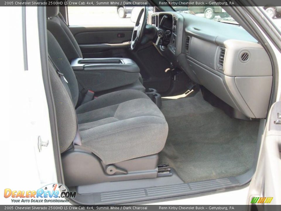 2005 Chevrolet Silverado 2500HD LS Crew Cab 4x4 Summit White / Dark Charcoal Photo #5