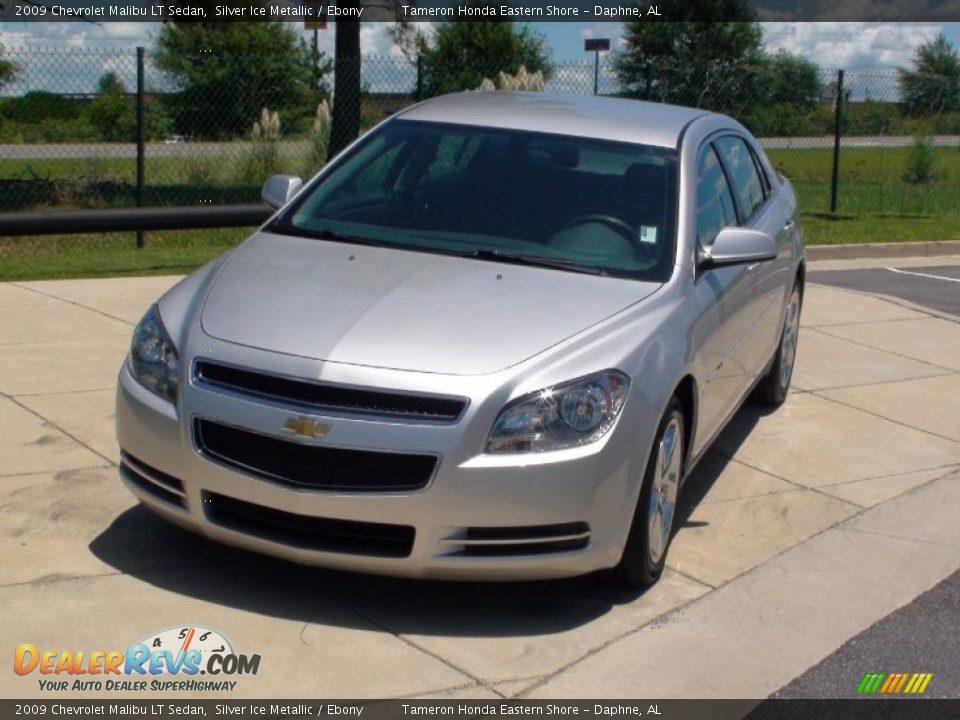 2009 Chevrolet Malibu LT Sedan Silver Ice Metallic / Ebony Photo #13