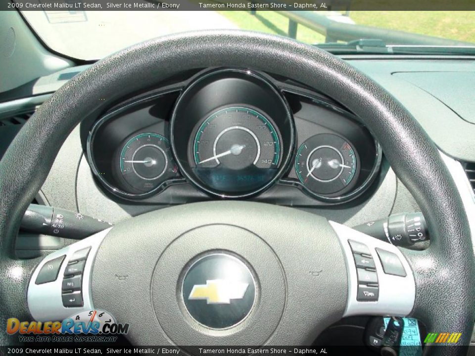 2009 Chevrolet Malibu LT Sedan Silver Ice Metallic / Ebony Photo #20