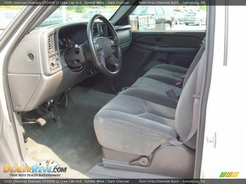 2005 Chevrolet Silverado 2500HD LS Crew Cab 4x4 Summit White / Dark Charcoal Photo #20