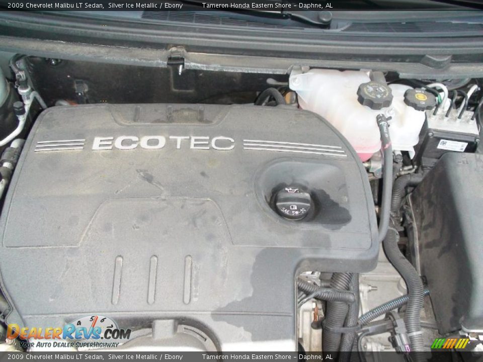 2009 Chevrolet Malibu LT Sedan Silver Ice Metallic / Ebony Photo #35