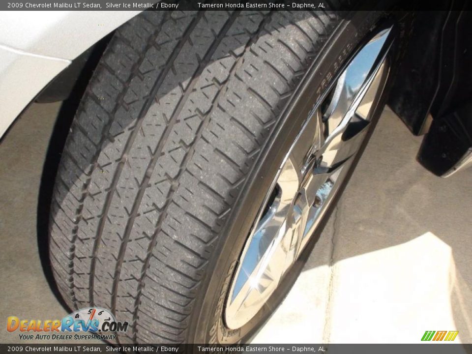 2009 Chevrolet Malibu LT Sedan Silver Ice Metallic / Ebony Photo #36