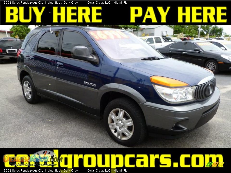 2002 Buick Rendezvous CX Indigo Blue / Dark Gray Photo #1
