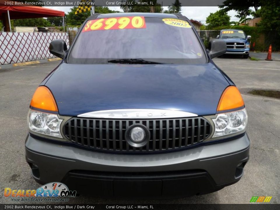 2002 Buick Rendezvous CX Indigo Blue / Dark Gray Photo #2