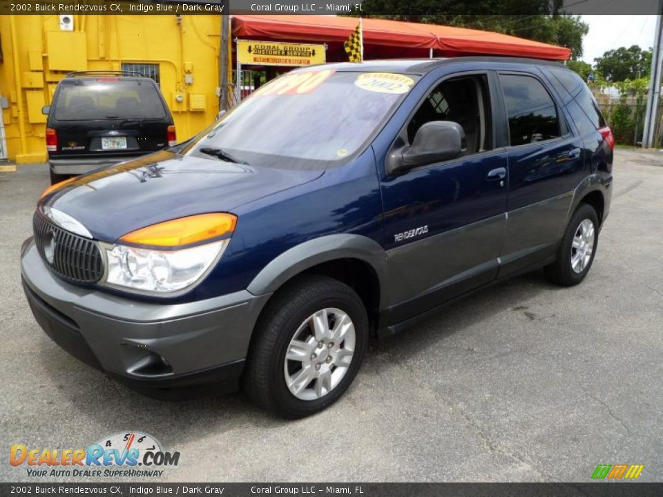 2002 Buick Rendezvous CX Indigo Blue / Dark Gray Photo #3