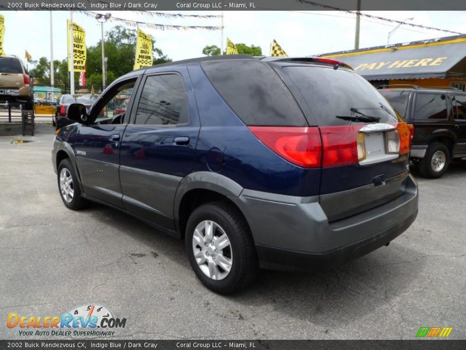 2002 Buick Rendezvous CX Indigo Blue / Dark Gray Photo #4